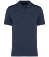 NS201 Native Spirit Washed Jersey Polo Shirt Washed Navy colour image